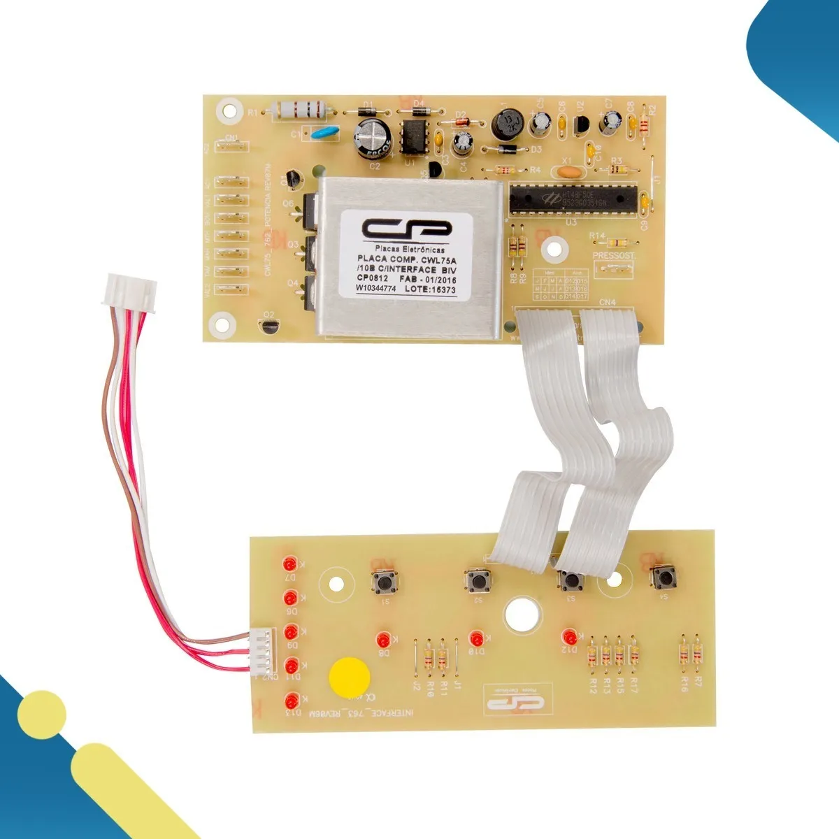 PLACA DE INTERFACE+ POTÊNCIA CONSUL MARÉ SUPER 7,5/10KG