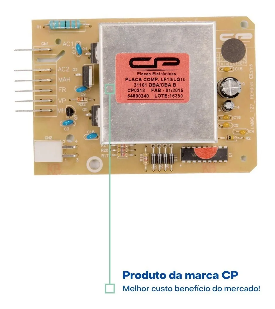 PLACA DE POTÊNCIA ELECTROLUX LF10 - BIVOLT