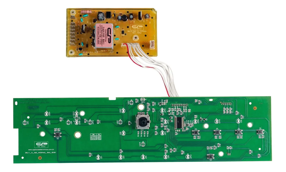 PLACA DE POTÊNCIA + INTERFACE BRASTEMP 11KG BWK11