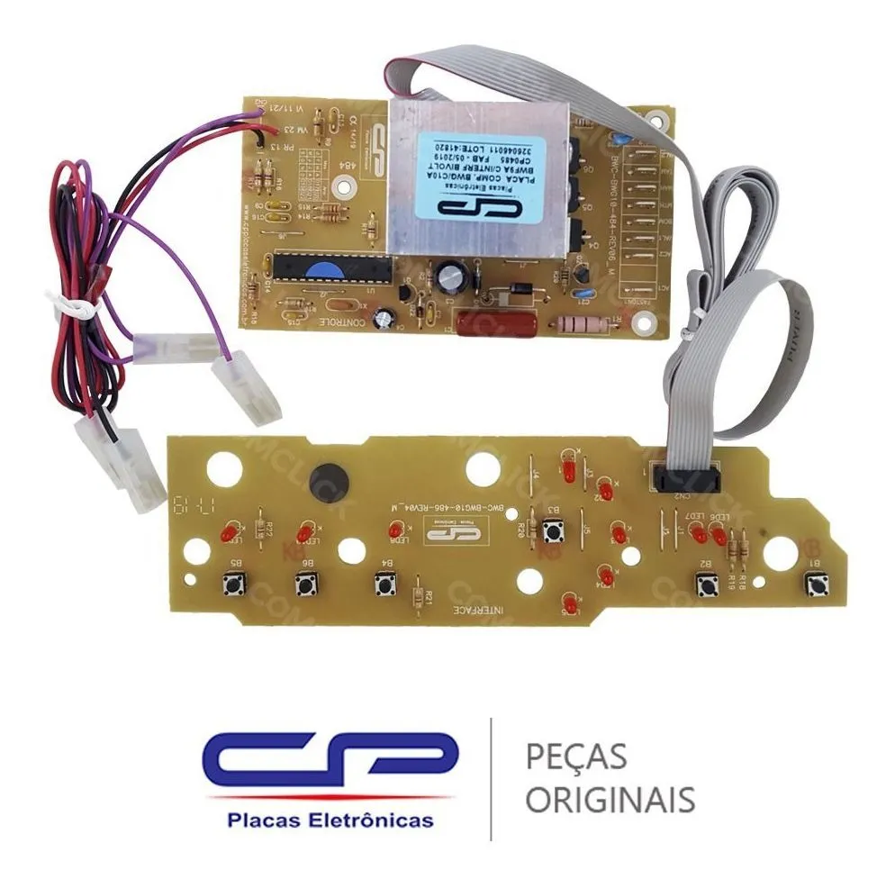 PLACA DE POTÊNCIA + INTERFACE BRASTEMP BWF09