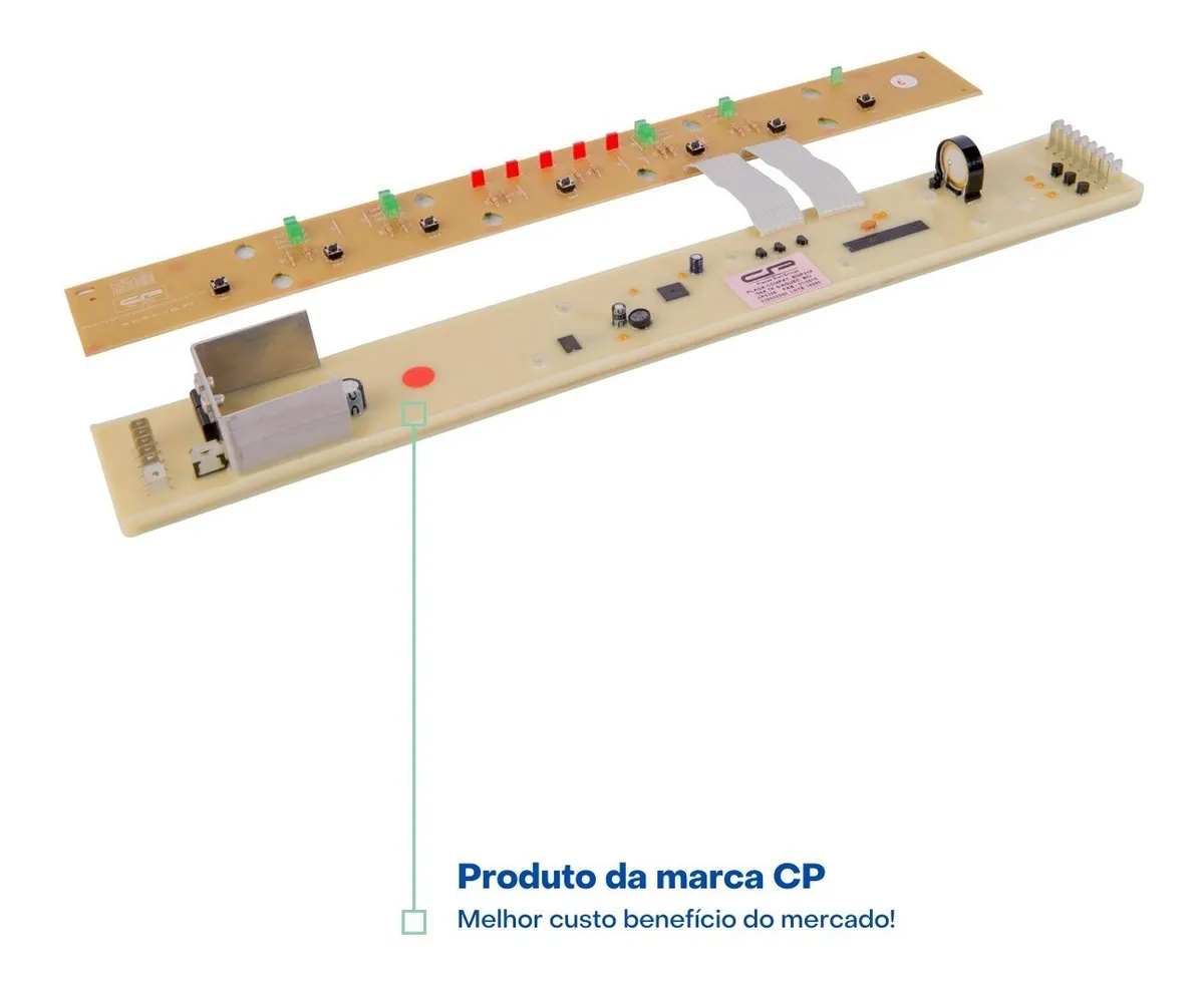 PLACA DE POTÊNCIA + INTERFACE BRASTEMP BWF24/BWF08